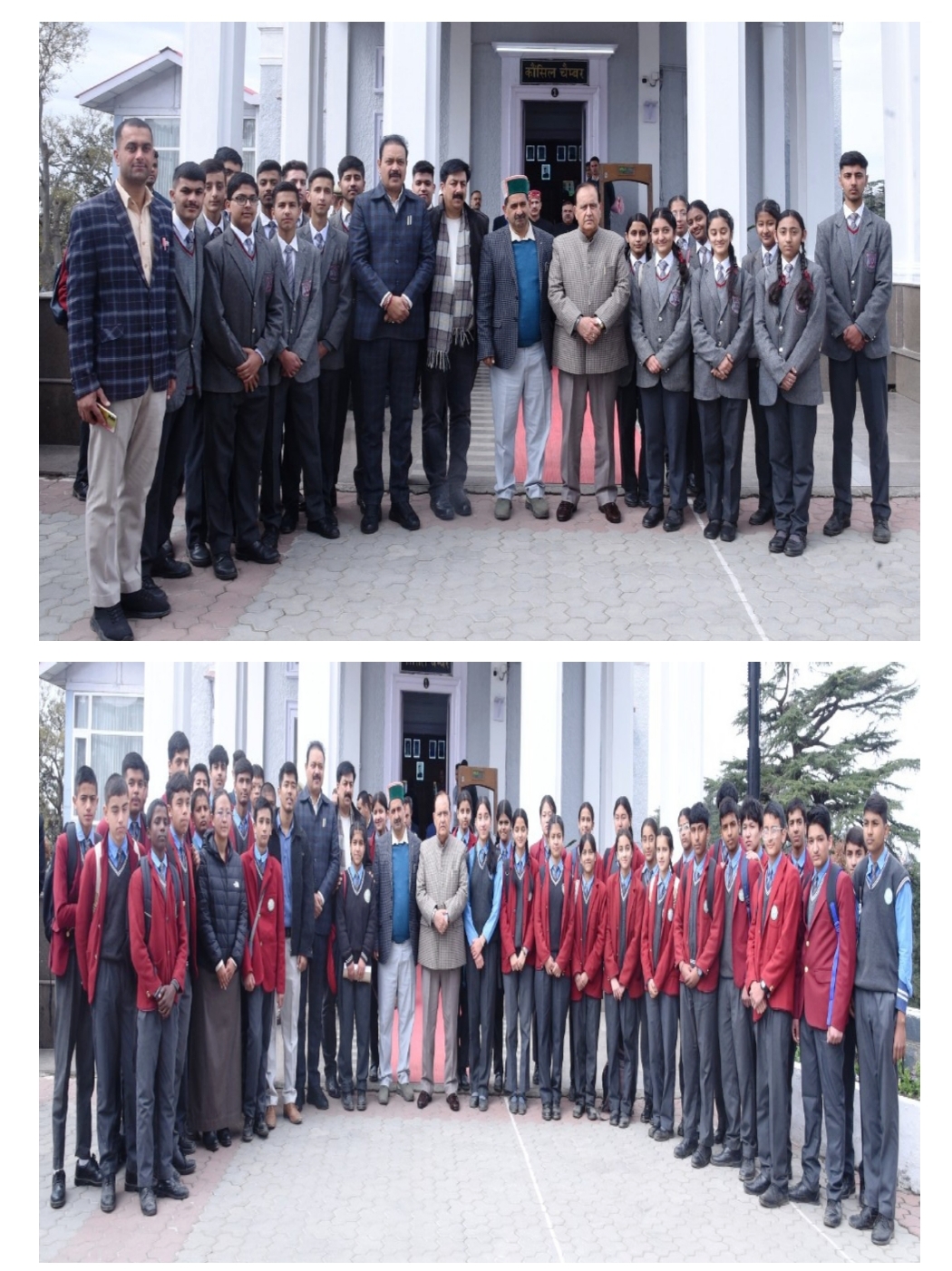 चैप्सली स्कूल लक्कड़ बाजार शिमला तथा सम्भोट तिब्तियन उच्च पाठशाला शिमला...